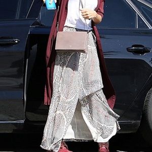 Étoile Silk Floral Wrap Skirt